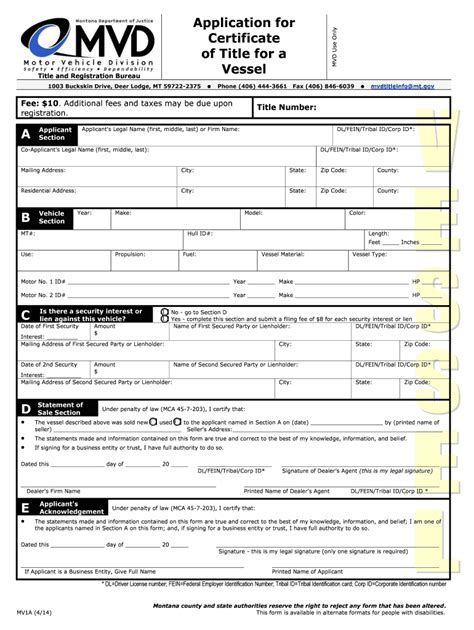 Mv1a Form Fill Out And Sign Printable Pdf Template Signnow