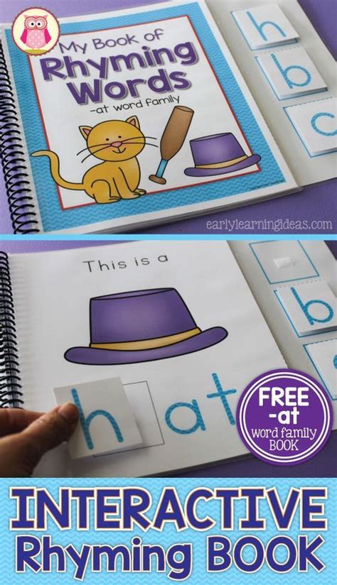 Maybe you would like to learn more about one of these? Rhyming Activity Freebie | interactive -at Word Family ...