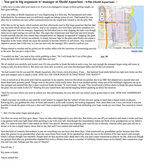 Can always count on Craigslist missed connections for a good read : funny