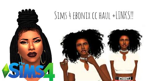 Sims 4 Ebonix Cc Haul Cc Links Youtube
