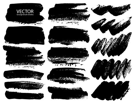 Grunge Brushes Black And White Vector Frame Stock Vector Illustration C75