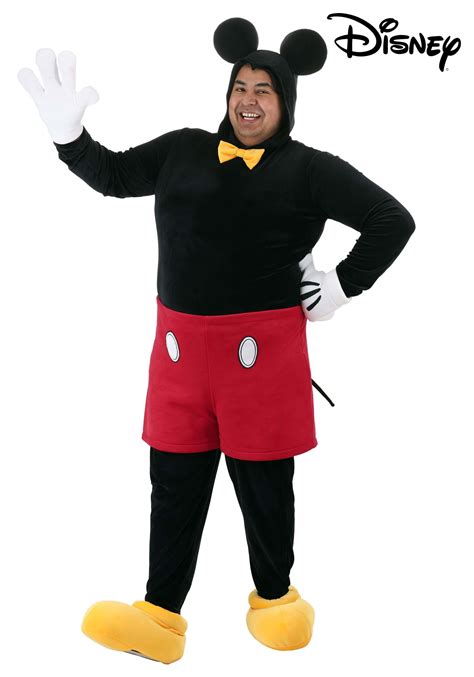 Disney Adult Plus Size Deluxe Mickey Mouse Costume