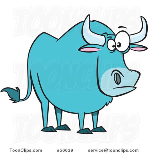 Cartoon Paul Bunyans Babe The Blue Ox 56639 By Ron Leishman