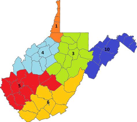 4 Detailed Political Map Of Districts And Counties Map