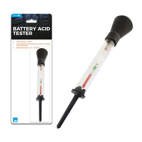 SIMPLY CAR BATTERY Acid Tester Hydrometer Electrolyte Level Charge