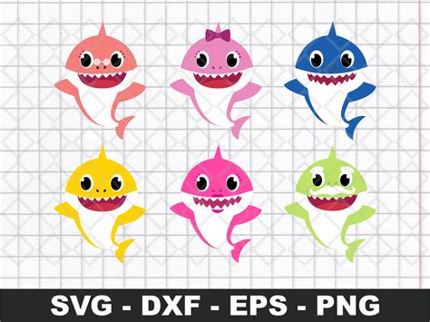 Baby Shark SVG Bundle Clipart | Vectorency