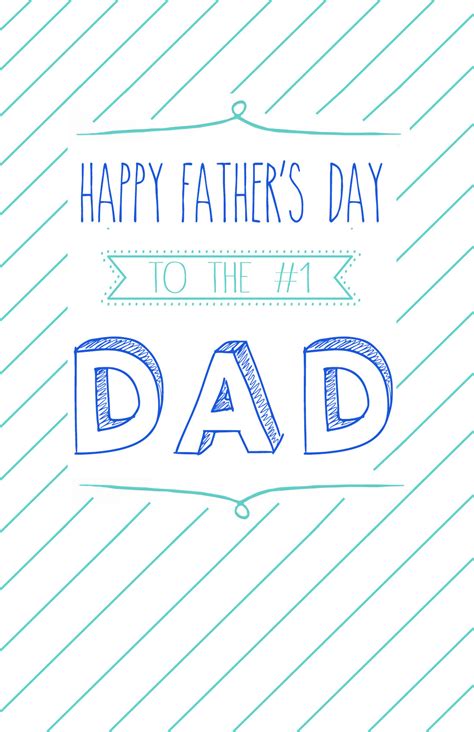 Free Printable First Fathers Day Cards