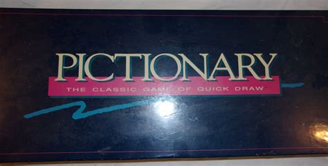 Pictionary Theclassicgameofquickdraw 1993 Classic Games