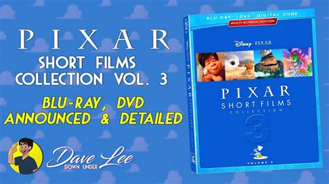 Pixar Short Films Collection Volume 3 2012 2018 Blu Ray Dvd