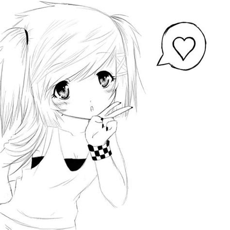 Free Anime Cute Girls Coloring Pages