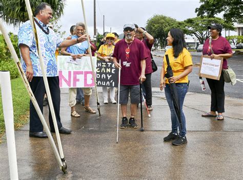 White Cane Day Walk Highlights Visually Impaired People The Garden Island