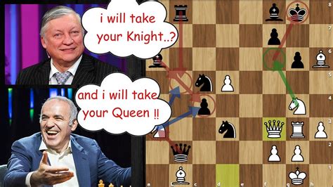 When World Champion Falling In The Trap Garry Kasparov Vs Anatoly