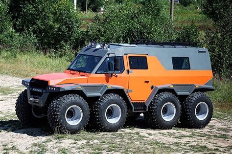 The Avtoros Shaman 8x8 Is An Amphibious All Terrain Vehicle