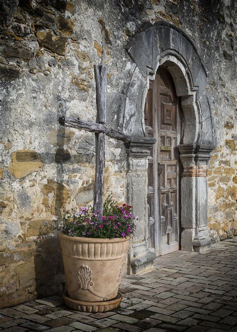 Mission Espada Cross 2 Photograph By Stephen Stookey Fine Art America