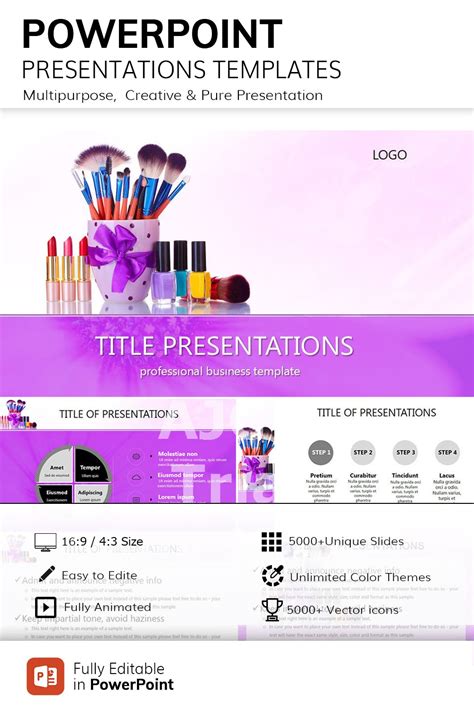 Lush Cosmetics Powerpoint Template