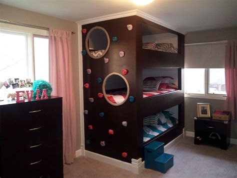 Triple Bunk Beds Home Pinterest Triple Bunk Beds Bunk Bed And Climbing Holds