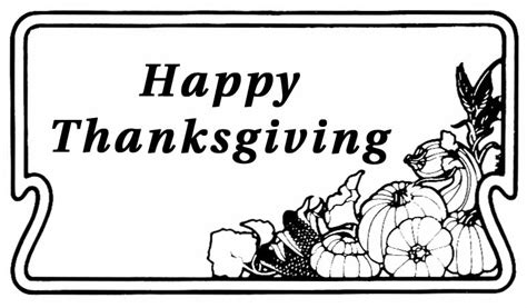 Black And White Happy Thanksgiving Clipart 20 Free Cliparts Download