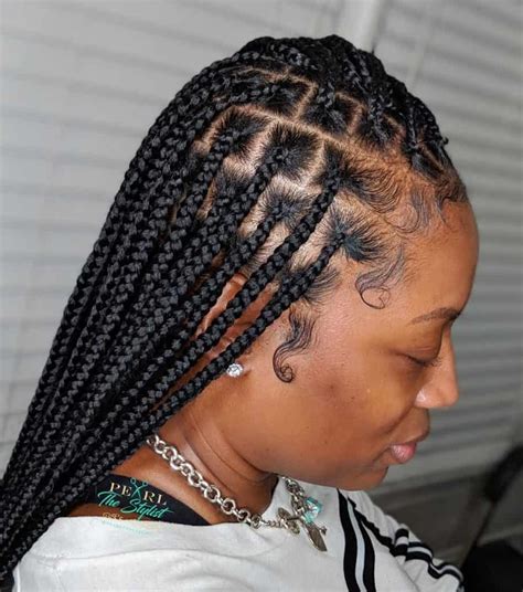 knotless braids vs box braids how to differences and styles 2022