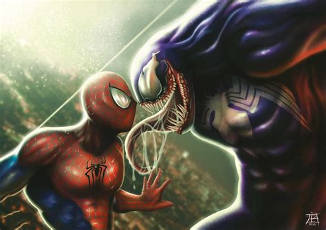 Spiderman Vs Venom Hd Superheroes 4k Wallpapers Image