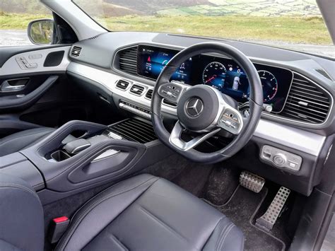 The Interior Of The New Mercedes Benz Gle Changing Lanes