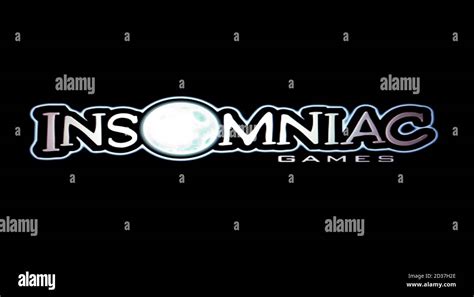 Insomniac Games Developer Logo Sony Playstation 2 Ps2 Editorial Use