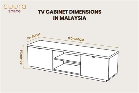 Tv Cabinet Dimensions In Malaysia A Complete Size Guide Cuura Space