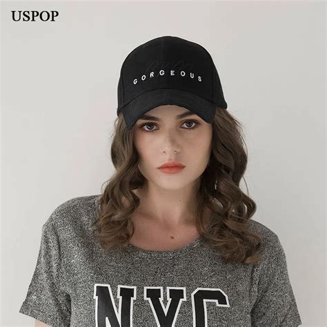 Uspop 2018 New Baseball Caps Women Cotton Letter Embroidery Baseball