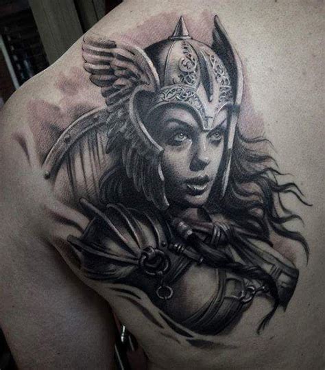 Female Warrior Viking Warrior Tattoos Valkyrie Tattoo Female Warrior Tattoo