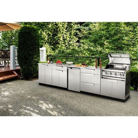 Newage Products 56x125x24 In Outdoor Kitchen Stainless Steel