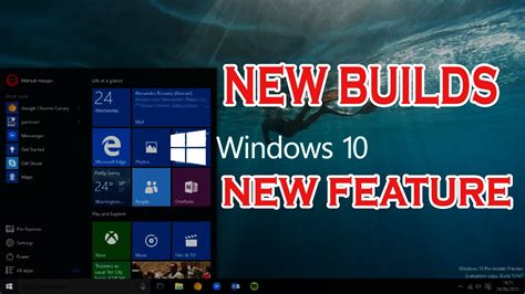Windows 10 New Builds New Changeg Youtube