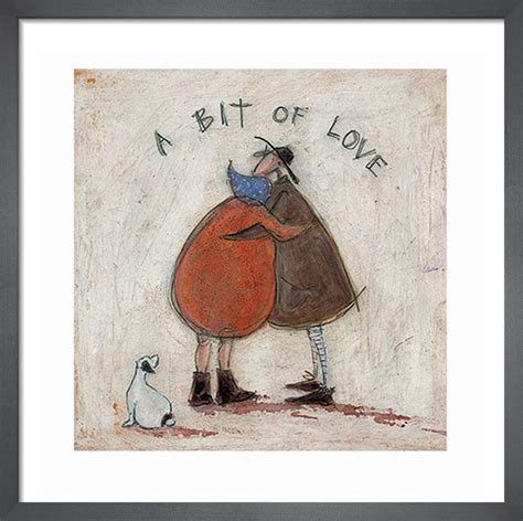 A Bit Of Love Framed Art Print By Sam Toft The Art Guys