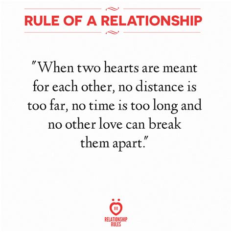 When Two Hearts Are Meant For Each Other Relationship Rules Quotes