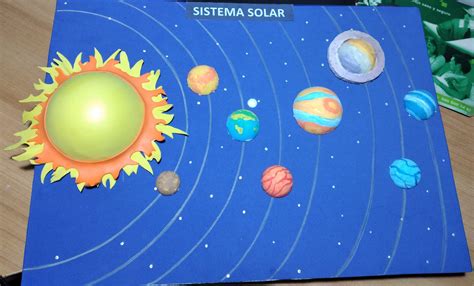 Sistema Solar Realizado En Goma Eva Con Esferas De Plumavit Sistema