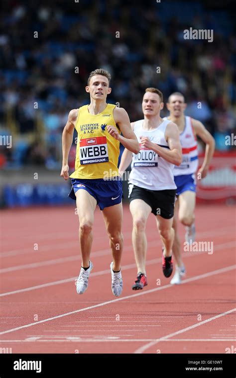 Jamie Webb Crossing The Finish Line In The Mens 800m Heat 3 2016