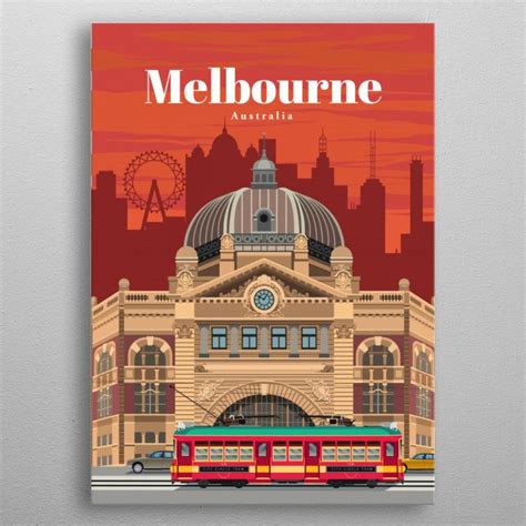 Travel To Melbourne Again Poster By Studio 324 Displate Digital