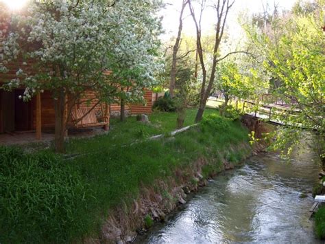 Our 3 rental cabins are in the background across the creek. Hidden Paradise Cabin - Long Pine, NE One of the best kept ...