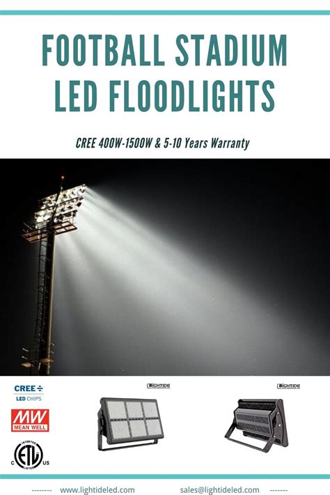Cree Led Stadium Floodlights Are Being Released With 5 Years Warranty