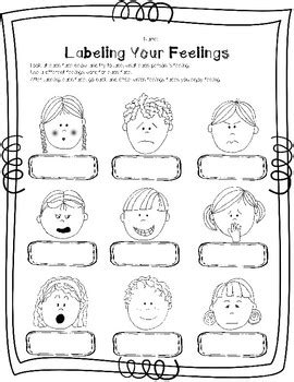 This series of worksheets explores human emotions and students will learn how identify them. Printables of Kindergarten Worksheet Emotions - Geotwitter ...