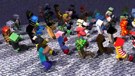 Minecraft Dancing Skins Youtube