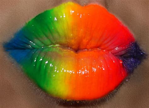 Neon Rainbow Things I Love Pinterest Rainbow Lips Neon And Rainbows