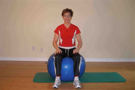 How To Sit On An Exercise Ball