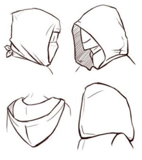 Hood Drawing Reference And Sketches For Artists