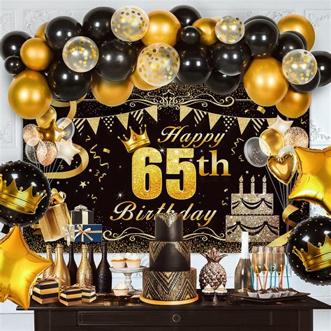 Buy Toohoo 65th Birthday Decorations For Women 65th Birthday