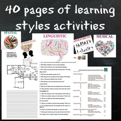 Learning Style Activities For Differentiated Instruction English