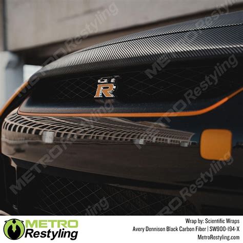 Avery Dennison Sw900 Black Carbon Fiber Vinyl Wrap Sw900 194 X