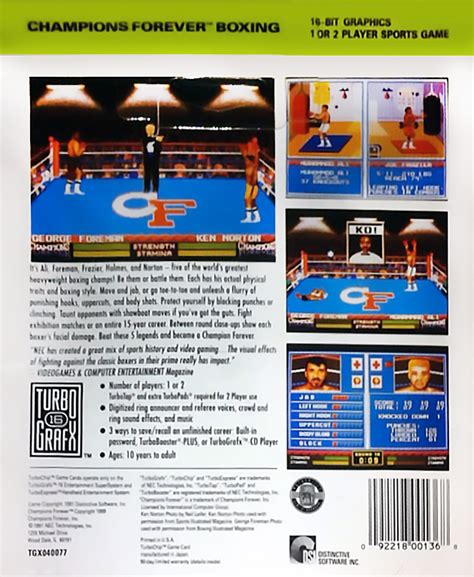 Champions Forever Boxing Images LaunchBox Games Database