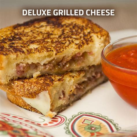 Deluxe Grilled Cheese Recipe Cooking Recipes Tasty Dishes Recipes