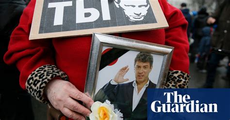 Russian Opposition Activists March In Memory Of Boris Nemtsov In