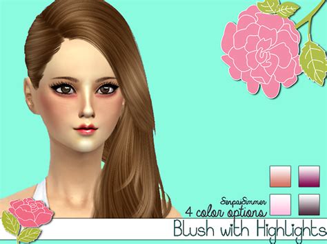 Mascara And Blush Sims 4 Custom Content