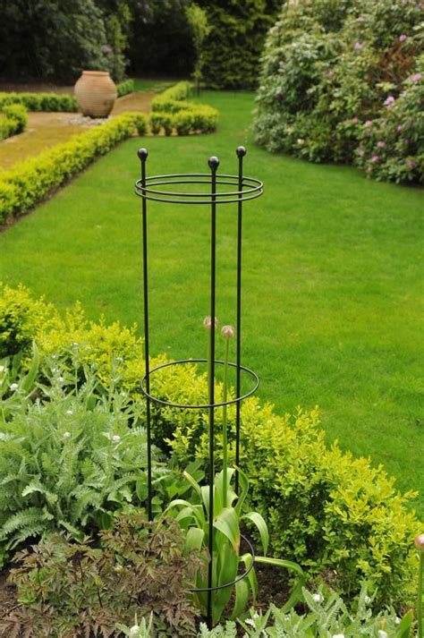 Plant And Border Supports Tall Circular Wire Plant Support Burncoose